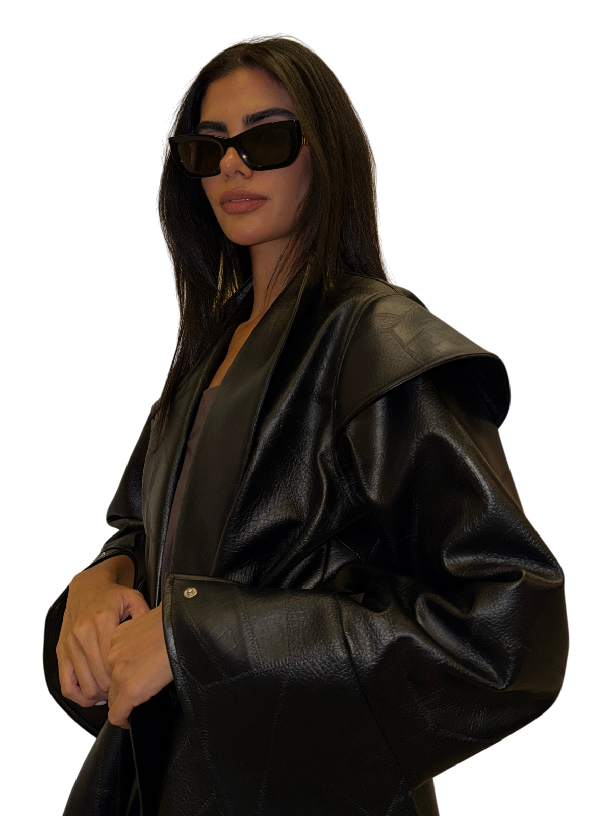 The Empire Wrap Jacket (Black)
