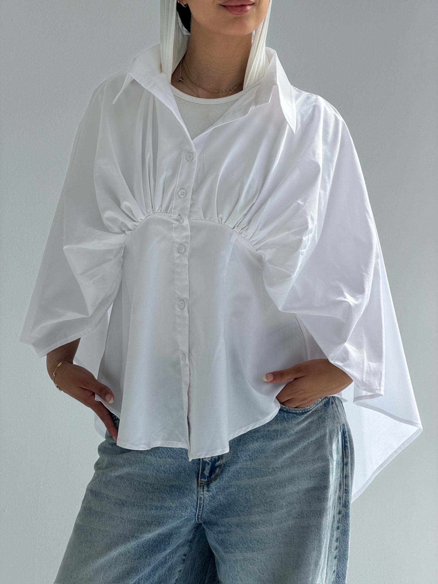 The Kinetic poplin Blouse