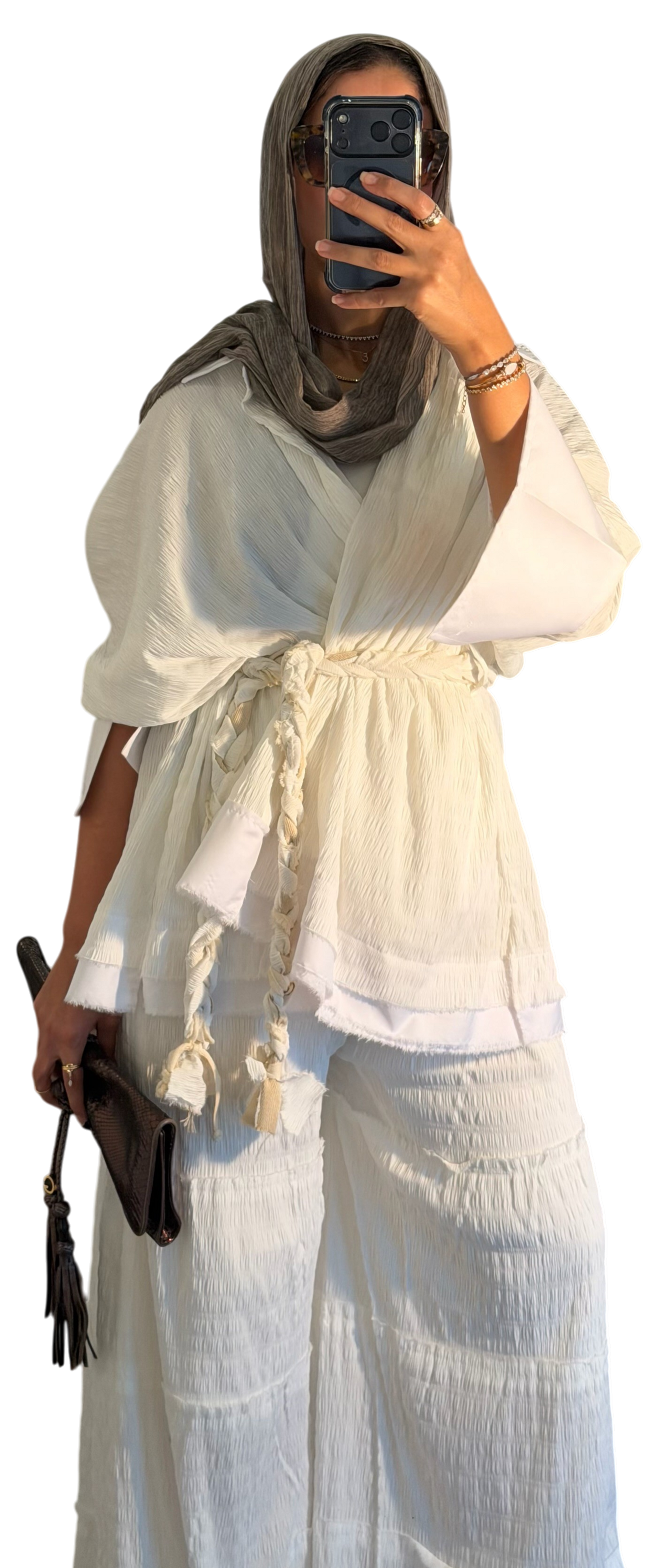 Shirt Breezy Braid White (Shirt Only)