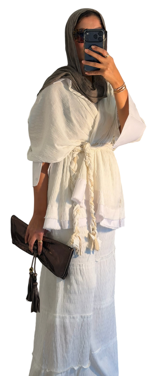 Shirt Breezy Braid White (Shirt Only)