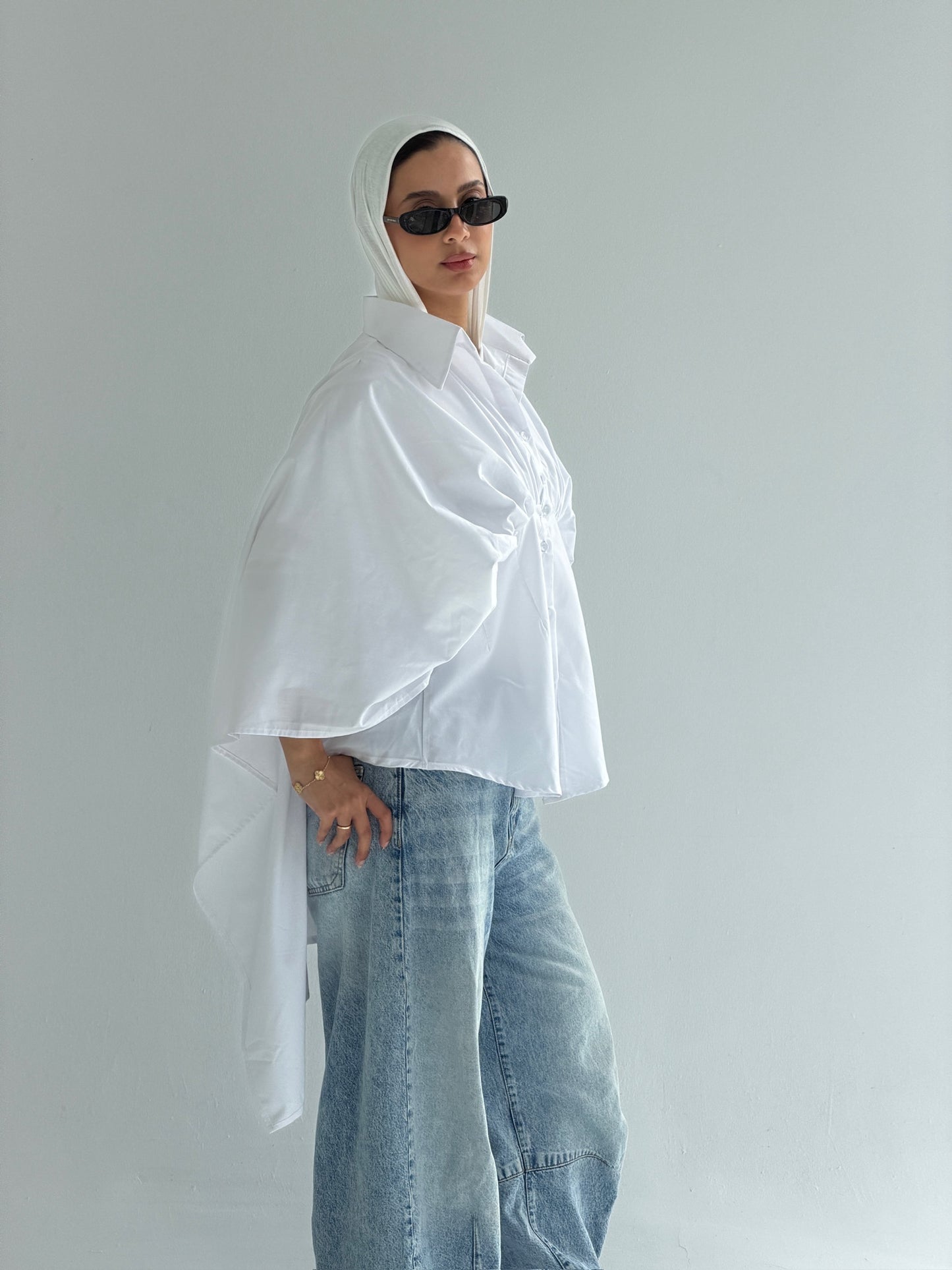 The Kinetic poplin Blouse