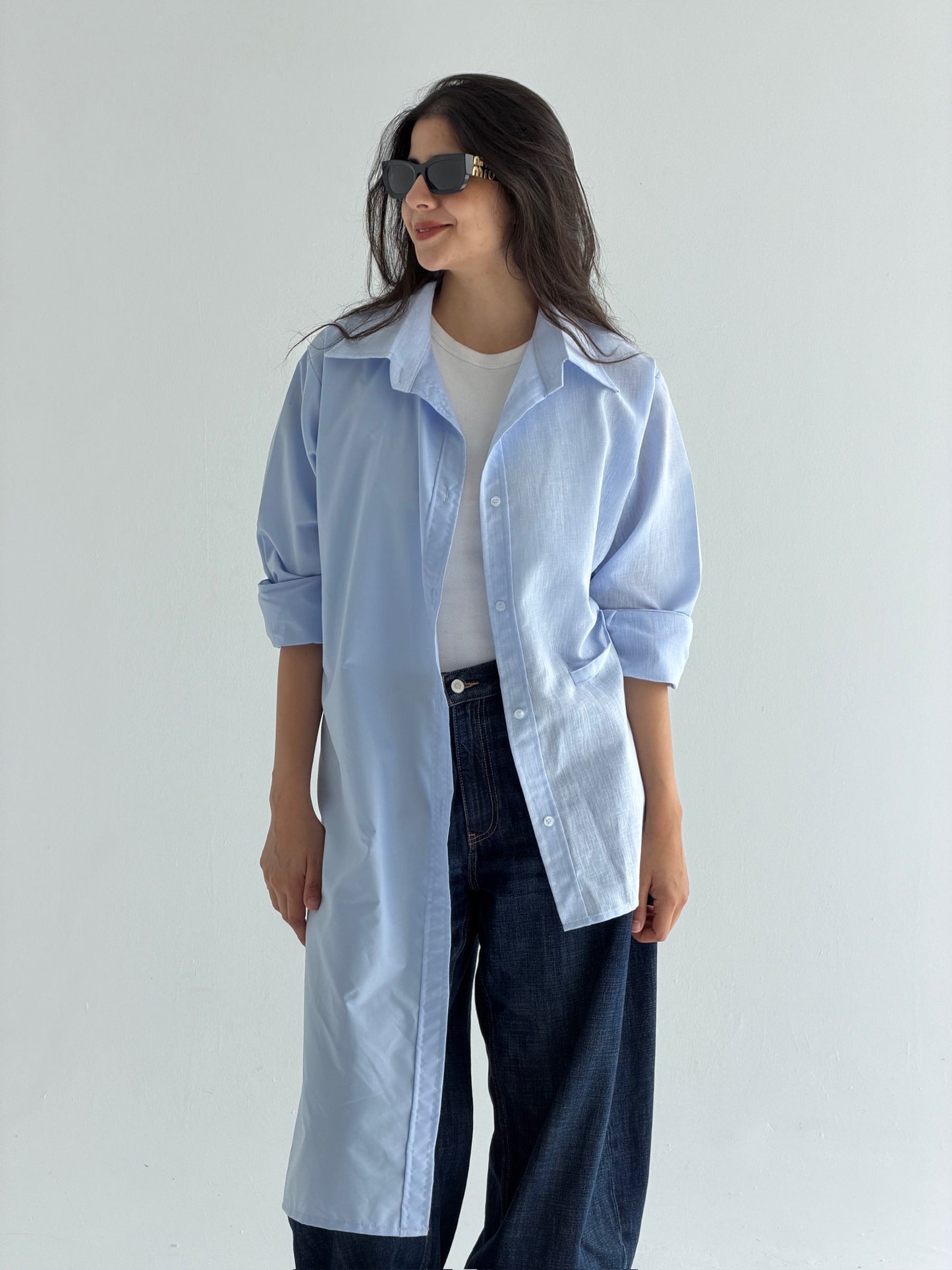 The trinity linen blend shirt