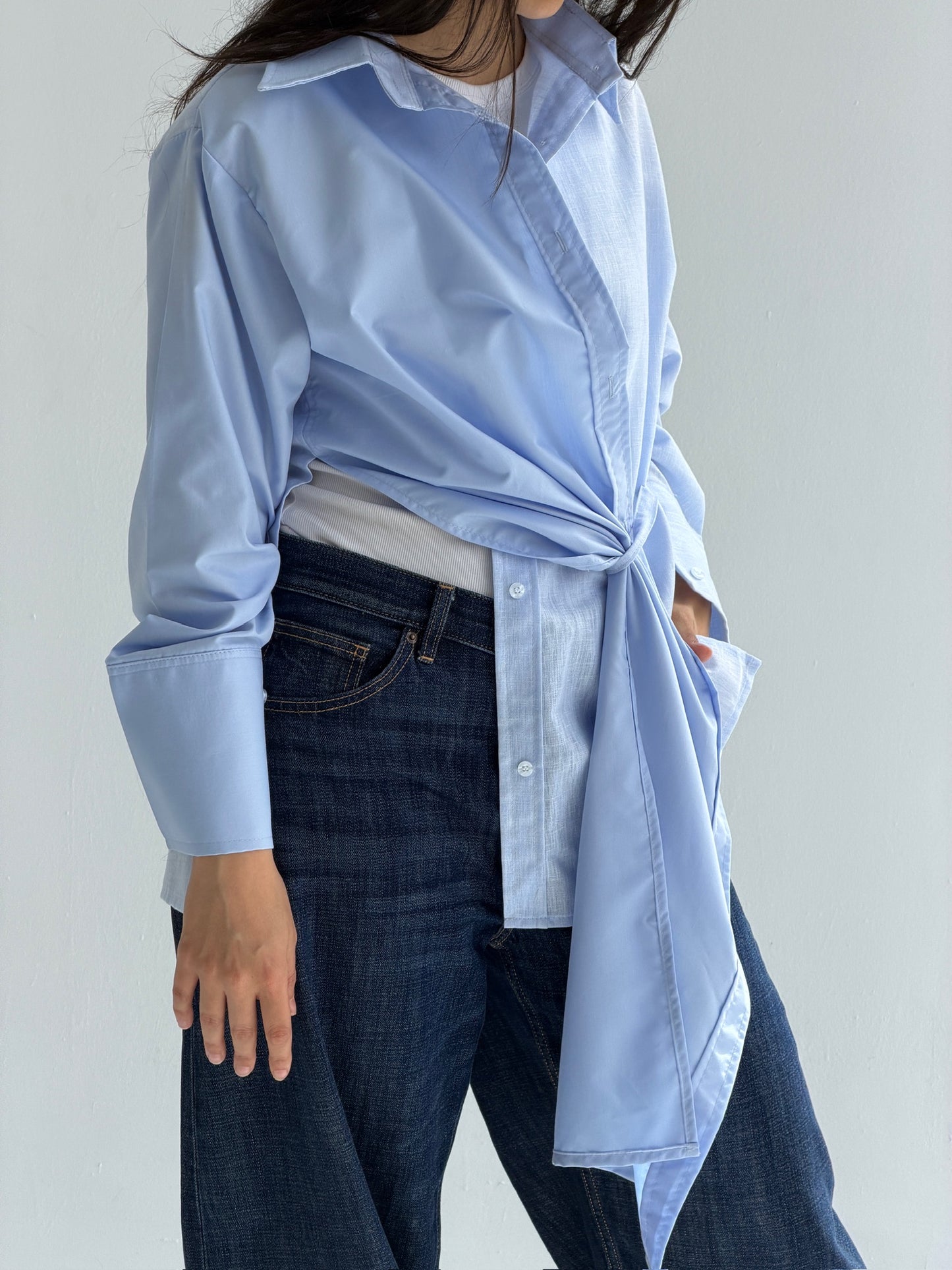 The trinity linen blend shirt