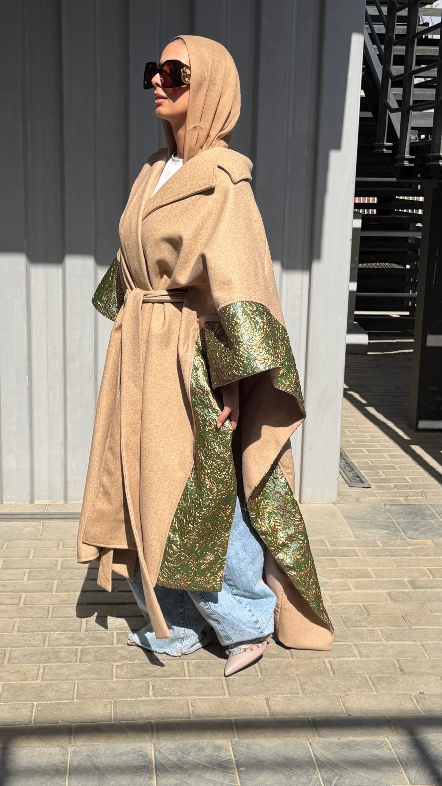 The Luxe Green Glow Kaftan