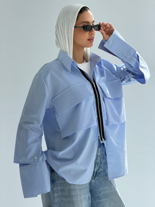 Utility Shirt (Baby Blue)
