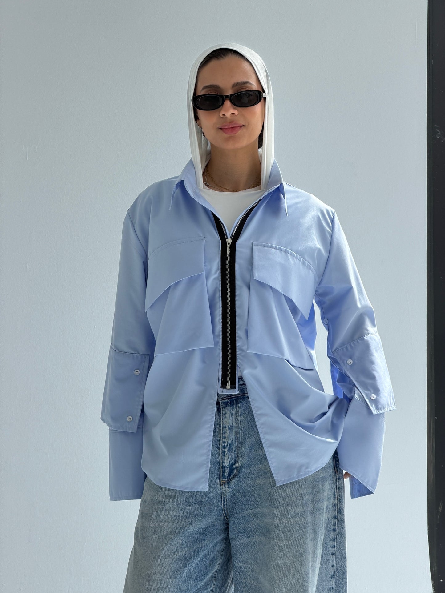 Utility Shirt (Baby Blue)