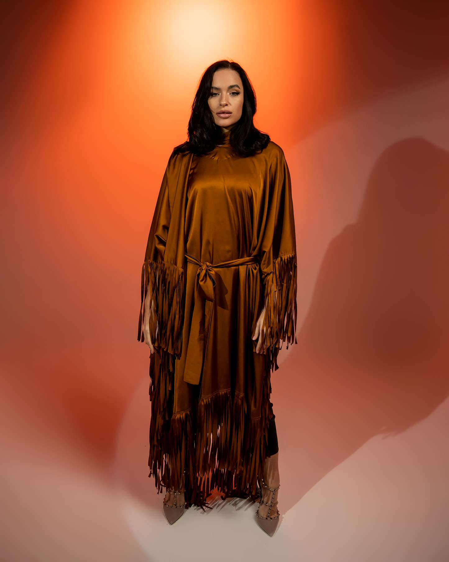 The Bronze Fringe Cover up